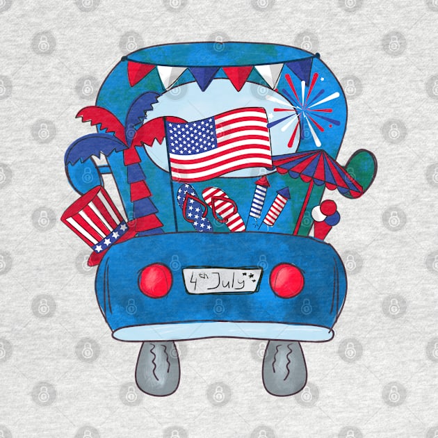 Patriotic Truck by Satic